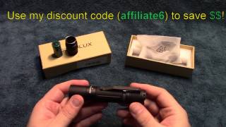 Astrolux S1 Flashlight Review [upl. by Luapleahcim]