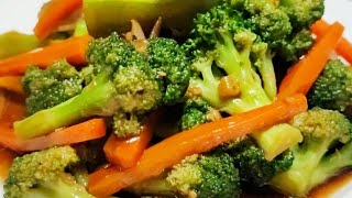 Super Quick Stir Fry Broccoli and Carrot Recipe  Broccoli Recipe [upl. by Burnie]