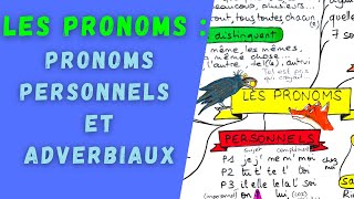 TOUT SAVOIR SUR LES PRONOMS  PRONOMS PERSONNELS et PRONOMS ADVERBIAUX [upl. by Oirramaj610]