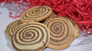 Galletas de espiral  vainilla y chocolate [upl. by Garrick114]