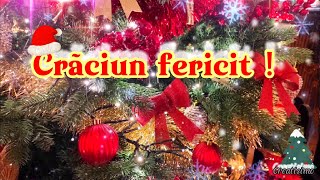 🎀SĂRBĂTORI FERICITE 🎄 CRĂCIUN FERICIT ⛄LA MULȚI ANI  Felicitări urări și mesaje de Crăciun [upl. by Most483]