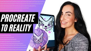 HOW TO TURN PROCREATE DESIGN IN TO REALITY  BEST WAY TO TURN YOUR PROCREATE DESIGN IN REALITY [upl. by Diane]