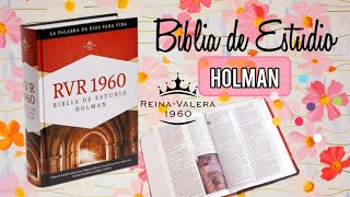 Biblia de Estudio HOLMAN  RVR1960 [upl. by Thrift]