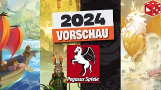 Vorschau Pegasus Brettspiel Neuheiten Frühjahr 2024  Was bisher bekannt ist [upl. by Sheline942]