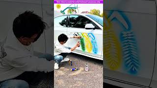 Magical car spray painting 😍 Viral Gadgets Smart Appliances Home Inventions MTS Gyan [upl. by Axe]