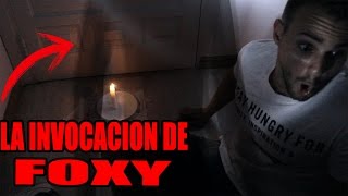 LA INVOCACIÓN DE FOXY FNAF  NIÑA FANTASMA REAL APARECE  Invocaciones y creepypastas creepy [upl. by Siusan]