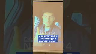 DI LORENZO videomessaggio per il MEMORIAL MARADONA 📲🔟💙 [upl. by Tacita]