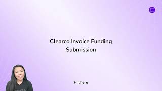 How to submit an InvoiceReceipt  Clearco [upl. by Lasley]