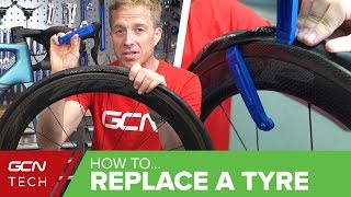 How To Change A Tyre On Your Road Bike [upl. by Alletneuq216]