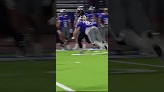 Nick Keller with interception he wont forget final Varsity game [upl. by Silsbye]