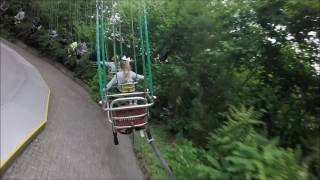 Gullivers World  Safari Swings POV Coaster World [upl. by Amis989]