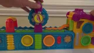 Play Doh Mega Fun Factory PlayDoh Fun Toys Video Unboxing [upl. by Burnight]