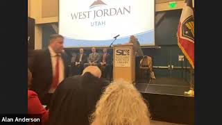 West Jordan City Oath of Office Ceremony  January 3 2024 [upl. by Llerrod]