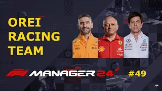 F1 Manager 24  ORei Racing Team 49  T2  Sólo si apretamos aguantamos el ritmo del resto [upl. by Lynn809]