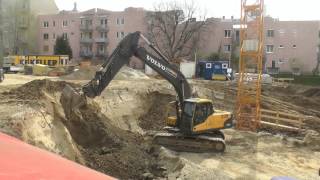 Giganten im Einsatz am Bau Spezial Maschinen zum verfestigen von der Solle mit Schotter Tief pat 1 [upl. by Fasto]