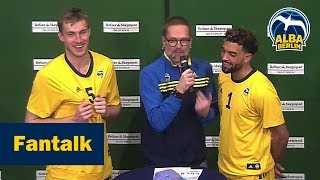 Berliner Morgenpost Fantalk Giffey amp Saibou ALBA  Bayreuth [upl. by Naehs779]