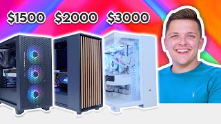 How Much SHOULD You Spend on a Gaming PC 1500 vs 2000 vs 3000 Build Comparison [upl. by Efar605]