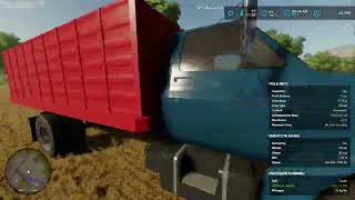 FS22 The Ranch Colorado Timelapse 7 Harvesting Wheat amp Soybeans Feeding Wheat To Chickens [upl. by Trainor353]