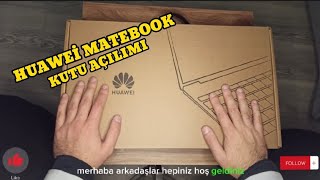 İNCELEME  HUAWEİ MATEBOOK D14  KUTU AÇILIMI [upl. by Lecrad]