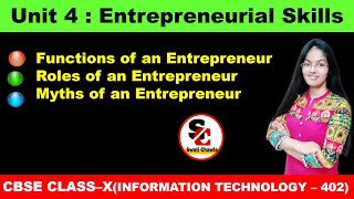 Entrepreneurial Skills Class 10 Part  2  CBSE Class 10 Employability Skills  IT 402 [upl. by Ecyaj]