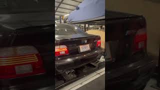 BMW E39 M5 with Supersprint Magnum Exhaust bmw e39m5 shorts supersprint [upl. by Eeramit89]