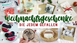 DIY Weihnachtsgeschenke selber machen die JEDEM gefallen Geschenkideen zum Wichteln basteln [upl. by Kcub]