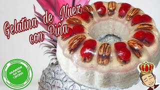 Gelatina de Nuez Con Piña  y encapsulado [upl. by Yk]