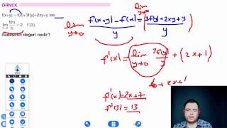 Türev  2  Türevde Limit Tanımı ve Türev Alma Kuralları [upl. by Fermin]