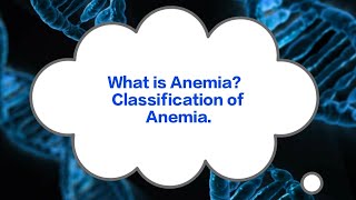 What is Anemia definition of Anemia morphological classification of Anemia Anemia in Hindi [upl. by Raina]