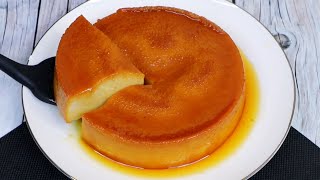 Flan Casero con Pan Viejo EL MEJOR FLAN QUE HE HECHO SIN HORNO [upl. by Katine]