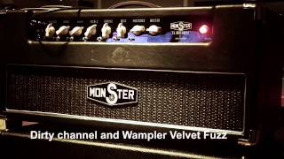 Monster El Mocambo  Eminence EJ1250  Wampler Velvet Fuzz [upl. by Clea]