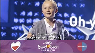 Dominik Arem  Waterloo  Szansa Na Sukces SF2  JESC 2024 [upl. by Arykat604]