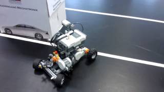 Autonomes Einparken mit Lego Mindstorms an der Hochschule Ha [upl. by Matthei]