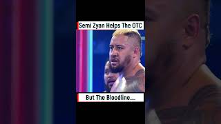 Sami Zayn Helps OTC but Bloodline romanreigns tribalchief trending [upl. by Ardnek]