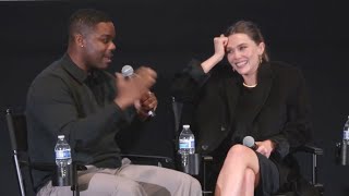 Elizabeth Olsen interview with The Assessment cast [upl. by Cleon]