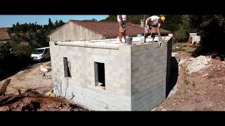 construction dun garage sur radier [upl. by Maryanna]