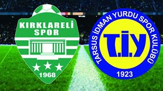 KIRKLARELİSPOR 1 TARSUS İDMAN YURDU 1 MAÇ ÖZETİ [upl. by Vickey]