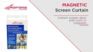 ADFORS Magnetic Screen Curtain [upl. by Zeeba]