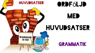 Svensk ordföljd i huvudsatsEpisod163 svenska grammer [upl. by Gardiner249]