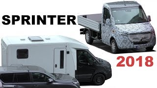 Mercedes Erlkönig  neues vom SPRINTER 2018 NEWS  Pritsche  Wohnmobil 4K SPY VIDEO [upl. by Cornwell]