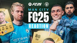 Man City REACT to FC 25 Ratings 🤯  De Bruyne Foden Grealish  More [upl. by Ford116]