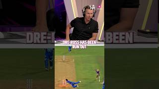 Andre Russell run out  The Insiders  IPL on JioCinema  TATA IPL  English [upl. by Aisyle]