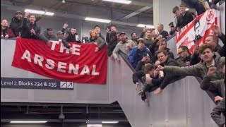 Arsenal Fans away tottenham spurs stadium  Kai Havertz chant  arsenal away spurs [upl. by Akineg480]