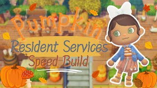 Pumkin  Resident Services Speed Build  ACNH Animal Crossing New Horizons [upl. by Theadora]