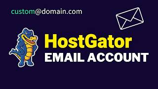 HostGator Email Tutorial for Beginners 2024 – Create Custom Email Address [upl. by Inele]