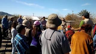 Lipan Apache Tribe of Texas Lipan Apache Cemetery in Presidio Texas February 25 2017 [upl. by Dimah747]