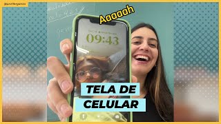 Hoje a chamada é de TELA DE BLOQUEIO DO CELULAR [upl. by Voorhis]