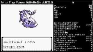 Onix evolves into Steelix  Twitch Plays Pokemon Official Highlights Generation 2 [upl. by Angele]