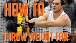 HOW TO THROW WEIGHT LIKE A FampKIN BOSS weight throw technique [upl. by Musser]