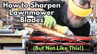 Get Your Lawnmower Cutting Like New With These Sharpening Tips [upl. by Eniowtna165]